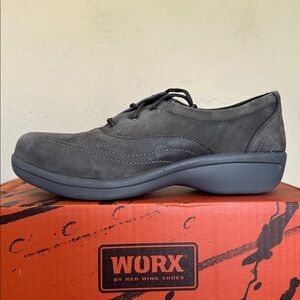 Worx by Red Wing 5113 Slip Resistant Brown Steel‎ Toe ASTM F2413-11 Women's Sz 9